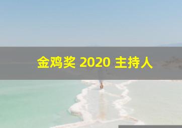 金鸡奖 2020 主持人